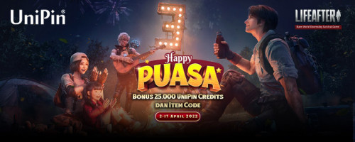 Happy Puasa! LIFEAFTER Bagi-Bagi THR 25.000 UniPin Credits dan Kode Item!